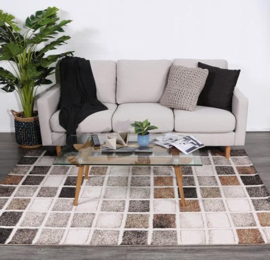 Chequeboard Pattern Rug | Living Room Rugs 5 Striking Designs